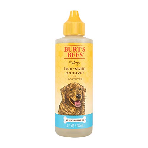 Burt's Bees for Pets Tear Stain Remover for Dogs with Chamomile | Puppy & Dog Tear Stain Remover | Cruelty Free, Sulfate & Paraben Free, pH Balanced for Dogs - Made in USA, 4 Ounces