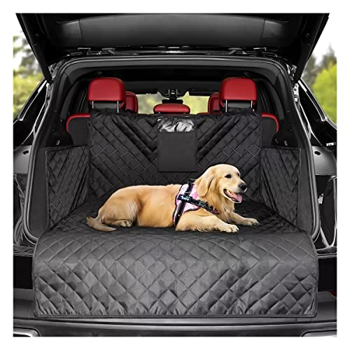Cargo Liner for Pet, Waterproof Non-Slip Durable Dog Cargo Cover Mat Universal for Cars, SUV, Minivan with Bumper Flap Protector, Large Size
