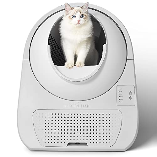 CATLINK Self Cleaning Cat Litter Box, Automatic , Double Odor Removal, Robot Litter Box for Cats from 3.5 to 22 pounds (Young Version)