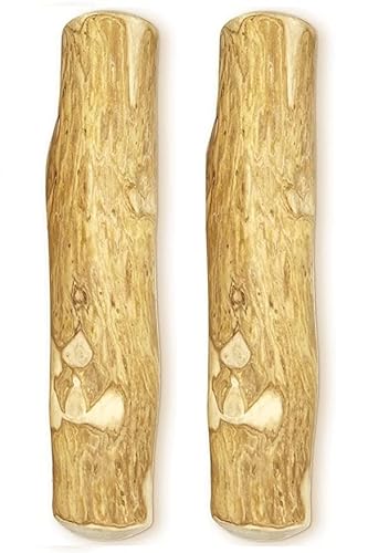 Coffee Wood Stick for Dogs, Dog Chew Sticks, Safe, Natural & Healthy Chew Toys, Real Coffee Wood, Durable chewable Stick and Toy, Aggressive Chewers for Dogs, Dog Chew Bones (Small (Pack of 2))