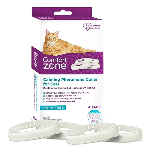 Comfort Zone Cat Calming Collar: 4-pack