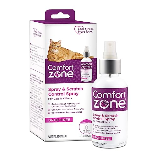 Comfort Zone Cat Calming Spray: Value Size (4 oz)