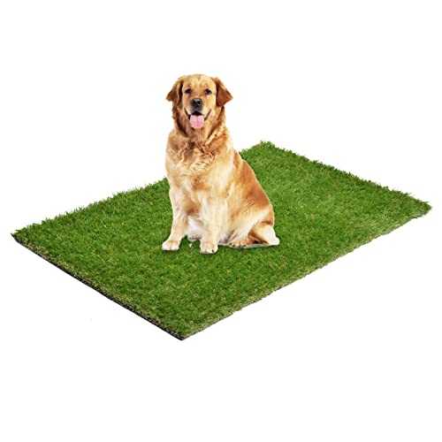 Dog Potty Training Grass Pad with Drainage 35.5''x59.8'',Washable Artificial Grass for Indoor Outdoor Garden Lawn Decoration,Dogs Potty Training Grass Pad,Synthetic Grass for Balcony,Patio,Deck,Yard