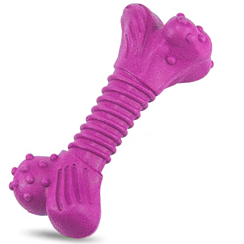Dog Toys for Aggressive Chewers Tough Dog Chew Toys for Large Medium Dogs Breed Natural Rubber Spring Texture Pattern