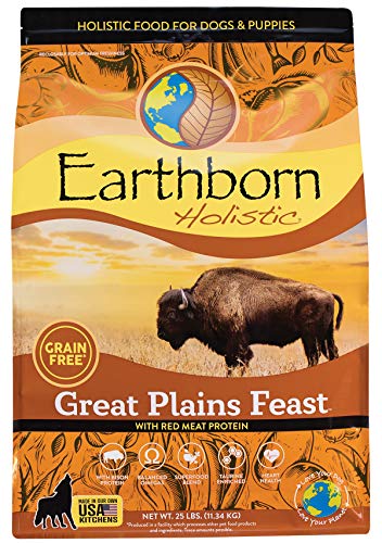 Earthborn Holistic Great Plains Feast Grain-Free Natural Dry Dog Food, 25 lb