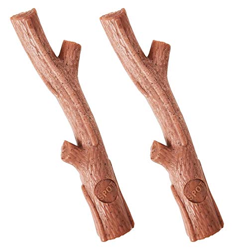 Ethical Pet 2 Pack of Bambone Plus Stick Dog Chew Toys, 9.5 Inch, Non-Splintering Alternative to Real Wood