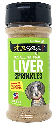 ETTA SAYS! Dog Liver Sprinkles for Dogs – Pack of 1 – 3 oz. Dog Food Topper, Dog Food Seasoning, Freeze Dried Liver