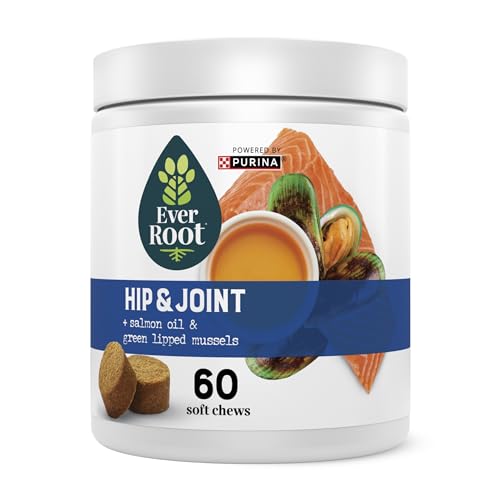 EverRoot by Purina Hip and Joint Dog Supplements Soft Chews - 10.6 oz. Canister