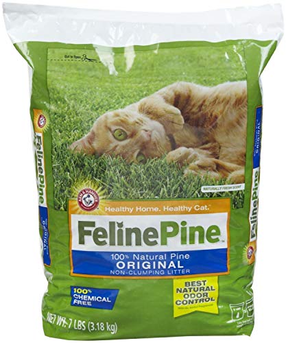 Feline Pine Original Cat Litter, 7-Pound Bags (Pack of 2)