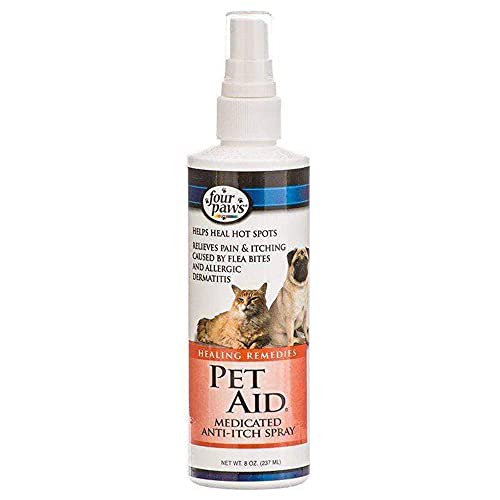 Four Paws Healthy Promise Pet Aid Fast-Acting Anti Itch Spray for Dogs & Cats 8 Oz.