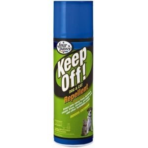 Four Paws Keep Off! Dog and Cat Repellent Outdoors & Indoors Spray 10 Ounces