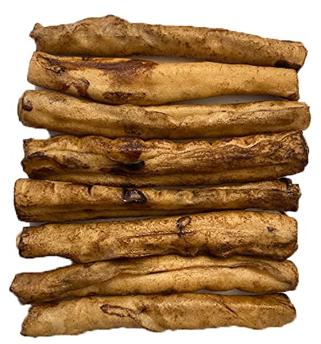 Frankly Chicken Flavor Beef Roll Wrap Chews, Pack of 8, Small Rolls, 5- 6 inches Long 100 percent U.S.A Made American Beef Chew