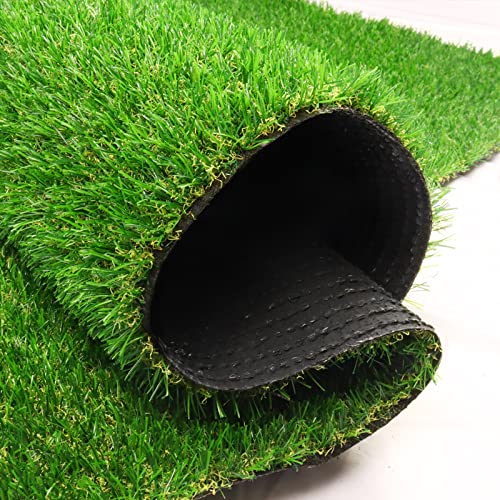 FREADEM Artificial Grass Astroturf Rug 4 FT 11 in* 8 FT, Realistic Fake Grass Mat with Drainage, Indoor Outdoor Lawn Turf for Pets Dogs, Garden, Patio, Balcony, Backyard, Custom Size