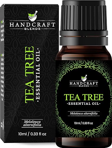 Handcraft Tea Tree Essential Oil - 100% Pure and Natural - Premium Therapeutic Essential Oil for Diffuser and Aromatherapy - 0.33 Fl Oz