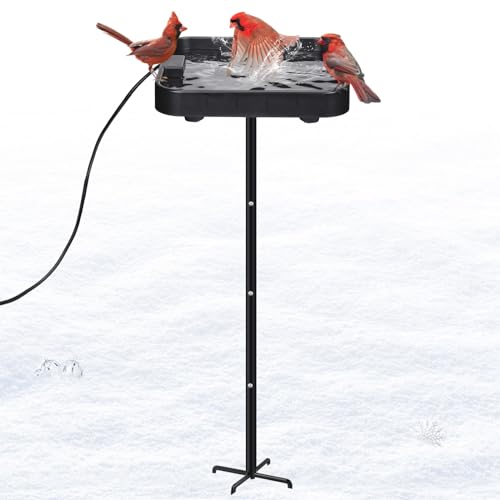 Allied Precision Heated Bird Bath With Stand