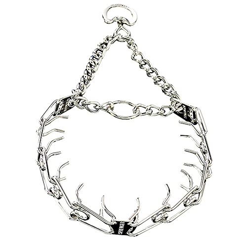 Herm Sprenger Heavyweight Prong Collar 25" long For Necks of Up To 22", Chrome Plated Steel