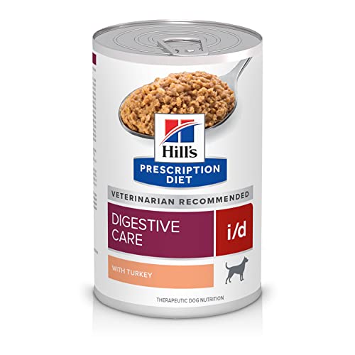 Hill's Prescription Diet i/d Digestive Care with Turkey Canned Dog Food, Veterinary Diet, 13 Oz, (Pack of 12) Wet Food