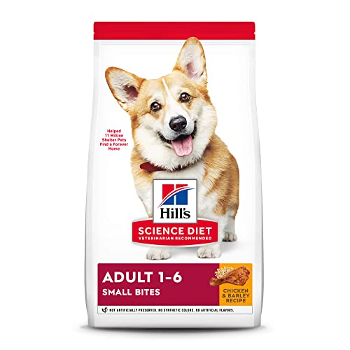 Hill's Science Diet Dry Dog Food, Adult, Small Bites, Chicken & Barley Recipe, 35 lb. Bag