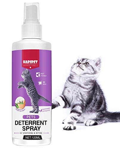 Inscape Data Cat Deterrent Spray, Cat Repellent Spray for Furniture & Plants, Effective Cat Deterrent Indoor & Outdoor for Pet Behavior Training, Keep Cats Off - Indoor & Outdoor Use