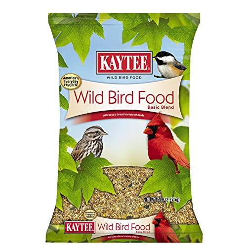 Kaytee Wild Bird Food Basic Seed Blend, 5 lb