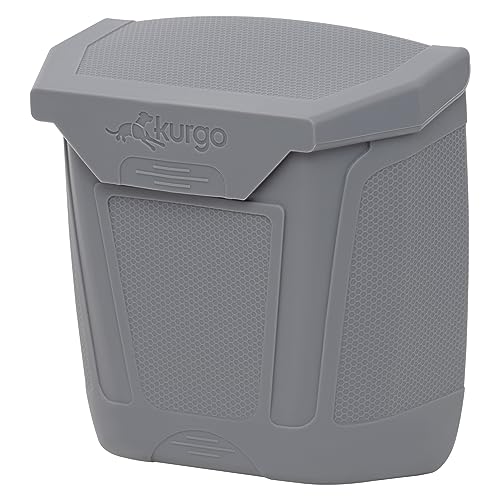 Kurgo Tailgate Dumpster for Dog Garbage and Poop Bags, Magnet Trash Bin for Cars, Car Waste Basket for Pets, Attaches to Tailgate or Bumper, Pet Travel Accessories, Easy to Clean
