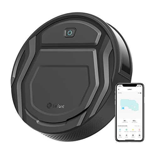 Lefant Robot Vacuum Cleaner with 2200Pa Powerful Suction,Tangle-Free,Wi-Fi/App/Alexa,Featured 6 Cleaning Modes,Self-Charging Slim Robotic Vacuum Cleaner, Ideal for Pet Hair, Hard Floor M210 Pro