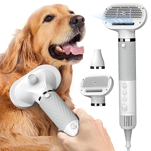 LIVEKEY Pet Dryer for Dog,Portable Handheld Pet Grooming Hair Dryer with Smart Temperature Control High Velocity Pet Force Dryer for Easy On-The-Go Grooming