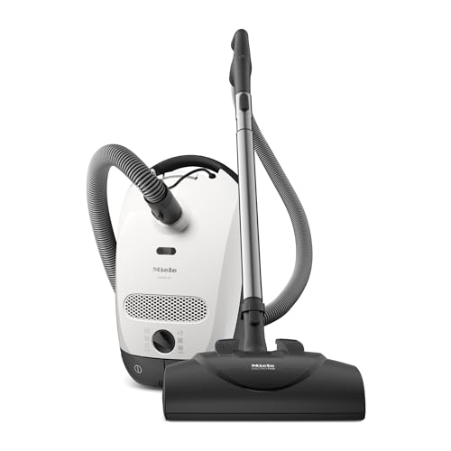 Miele Classic C1 Bagged Canister Vacuum, Lotus White