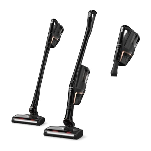 Miele Triflex HX2 Cat & Dog Cordless Stick Vacuum Cleaner, 60 min runtime, Obsidian Black / Rose Gold