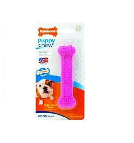 MPP Puppy Dental Health Teething Chew Petite Bone Pink Vet Approved Choose Quantity (One Bone)