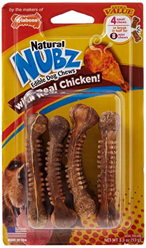 Nylabone Nubz Edbls Dc Chkn 4 Sml