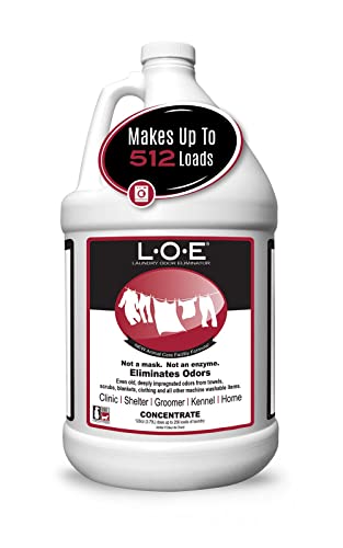 Odorcide Laundry Odor Eliminator Concentrate – Pet Odor Eliminator for Strong Odor – Pet Smell & Urine Odor Eliminator for Clothes – Laundry Odor Neutralizer w/ Safe, Non-Enzymatic Formula (128 oz)