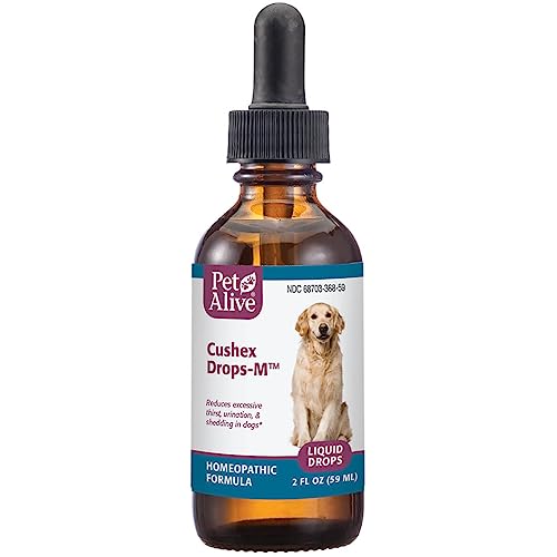 PetAlive Cushex Drops-M, Cushing's Disease Pet Supplement, 2fl oz., 59ML