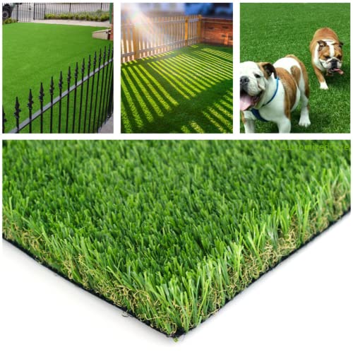 Petgrow Customized Sizes Artificial Grass Turf 3FTX10FT(30 Square FT) - Indoor Outdoor Garden Lawn Landscape Balcony Synthetic Turf Mat - Thick Fake Grass Pet Pad