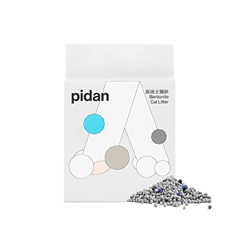 pidan Cat Litter Bentonite Vacuum Packing Ultra Absorbent and Fast Drying Clumping Within 3S with Activated Carbon (13.2lb×1bag)