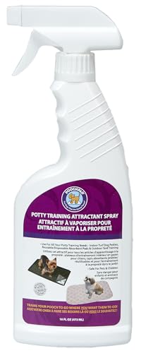 PoochPad Potty Training Attractant Spray for Dogs & Puppies 16 oz, Made in USA, Indoor Potty Pad & Outdoor Use, Dog Training & Behavior Aids Housebreaking Supplies