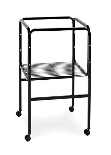 Prevue Pet Products Bird Cage Stand with Shelf, Black (SP445BLK)