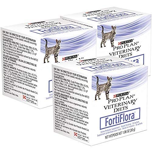 Purina 3-Pack Fortiflora Feline Nutritional Supplement for Pets