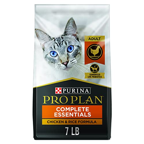 Purina Pro Plan High Protein Cat Food With Probiotics for Cats, Chicken and Rice Formula - 7 lb. Bag