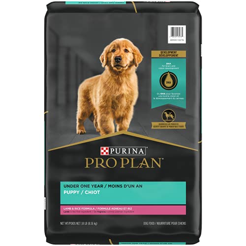 Purina Pro Plan High Protein Puppy Food DHA Lamb & Rice Formula - 18 lb. Bag