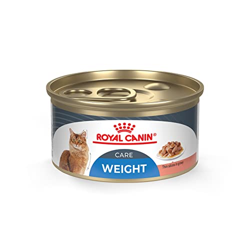 Royal Canin Feline Weight Care Thin Slices in Gravy Canned Adult Wet Cat Food, 3 oz can (24-count)