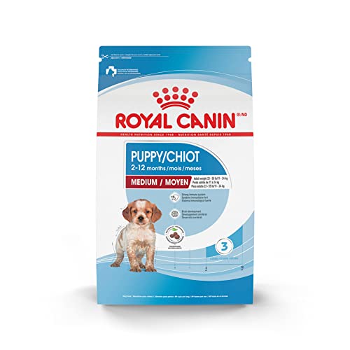 Royal Canin Size Health Nutrition Medium Puppy Dry Dog Food, 17 lb bag