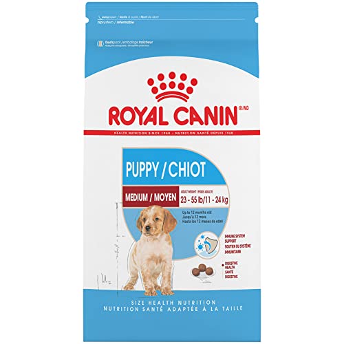 Royal Canin Size Health Nutrition Medium Puppy Dry Dog Food, 30 lb bag