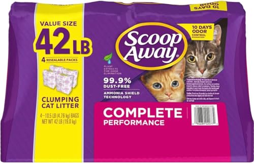 Scoop Away Complete Performance, Scented Cat Litter, 42 Pounds