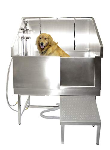 SHELANDY Stainless Steel Professional Pet Dog Grooming Bath tub