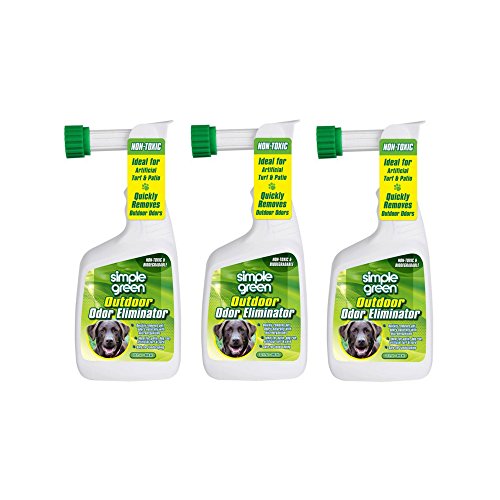 Simple Green Outdoor Odor Eliminator Hose End Sprayer for Pets, 32-Ounce (3 pack)