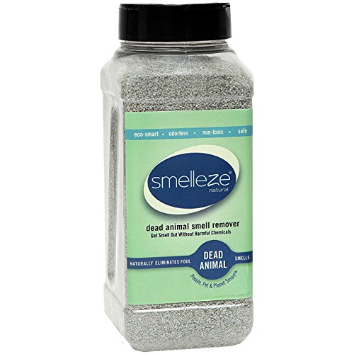 SMELLEZE Dead Animal Odor Eliminator for Strong Odor Removal - Eliminate Dead Rodent & Wildlife Smell - Safe Indoor & Outdoor Use - Powder, 2 lbs.