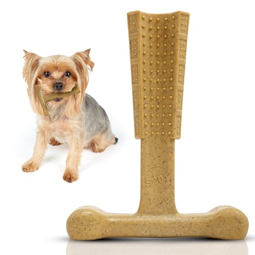 SPOT by Ethical Products- Bambone Plus – Easy Grip Durable Dog Chew Toy for Aggressive Chewers – Great Dog Chew Toy for Puppies and Dogs Dog Toy - Chicken - Medium