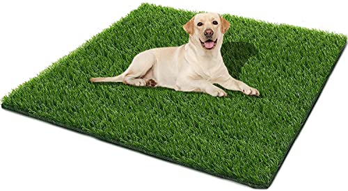 SSRIVER Dog Grass Pad,51.1x31.8In Fake Grass for Dogs,Artificial Grass Pee Pad for Puppies Potty Training Indoor Outdoor