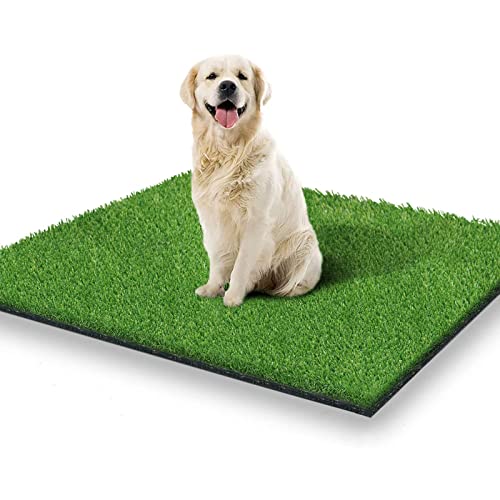 STARROAD-TIM 39.3 x 31.5 inches Artificial Grass Rug Turf for Dogs Indoor Outdoor Fake Grass for Dogs Potty Training Area Patio Lawn Decoration